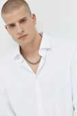 Сорочка HUGO чоловіча колір білий slim класичний комір (2833064)