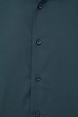 Бавовняна сорочка Seidensticker чоловіча колір зелений regular класичний комір