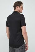 Сорочка Armani Exchange чоловіча колір чорний regular класичний комір (3038652)