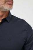 Сорочка Armani Exchange чоловіча колір синій regular класичний комір (3441172)