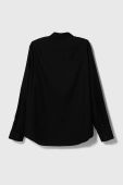 Сорочка Armani Exchange чоловіча колір чорний regular класичний комір (3441167)