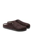 Тапочки Birkenstock Zermatt Rivet колір коричневий Regular Width
