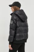 Пухова куртка Armani Exchange жіноча колір чорний зимова (2511419)
