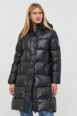 Пухова куртка Armani Exchange жіноча колір чорний зимова (2660872)