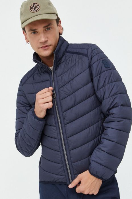 Куртка s.Oliver чоловіча колір синій перехідна (2719815)