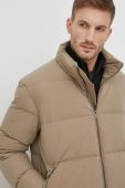 Пухова куртка Emporio Armani чоловіча колір бежевий зимова