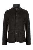 Замшева куртка AllSaints чоловіча колір сірий перехідна (2633312)