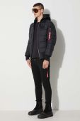 Куртка Alpha Industries MA-1 ZH Back Print Puffer FD чоловіча колір чорний зимова 118107.03-black