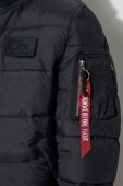 Куртка Alpha Industries MA-1 ZH Back Print Puffer FD чоловіча колір чорний зимова 118107.03-black
