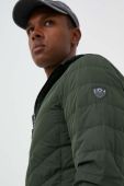 Пухова куртка EA7 Emporio Armani чоловіча колір зелений перехідна (3334797)