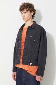 Джинсова куртка Guess Kit Trucker чоловіча колір чорний перехідна