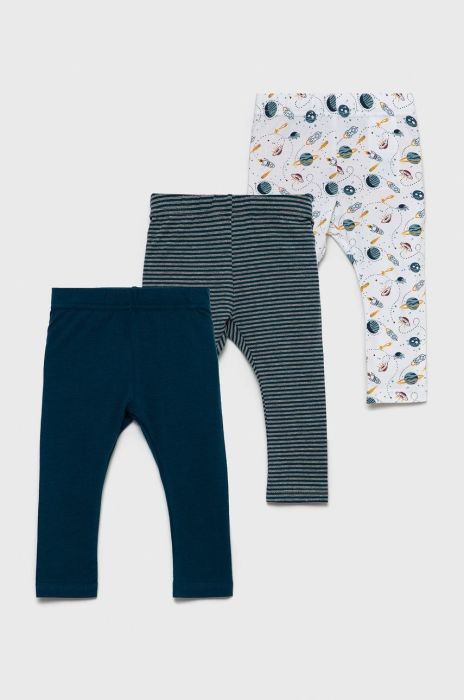 Дитячі легінси Name it візерунок колір блакитний