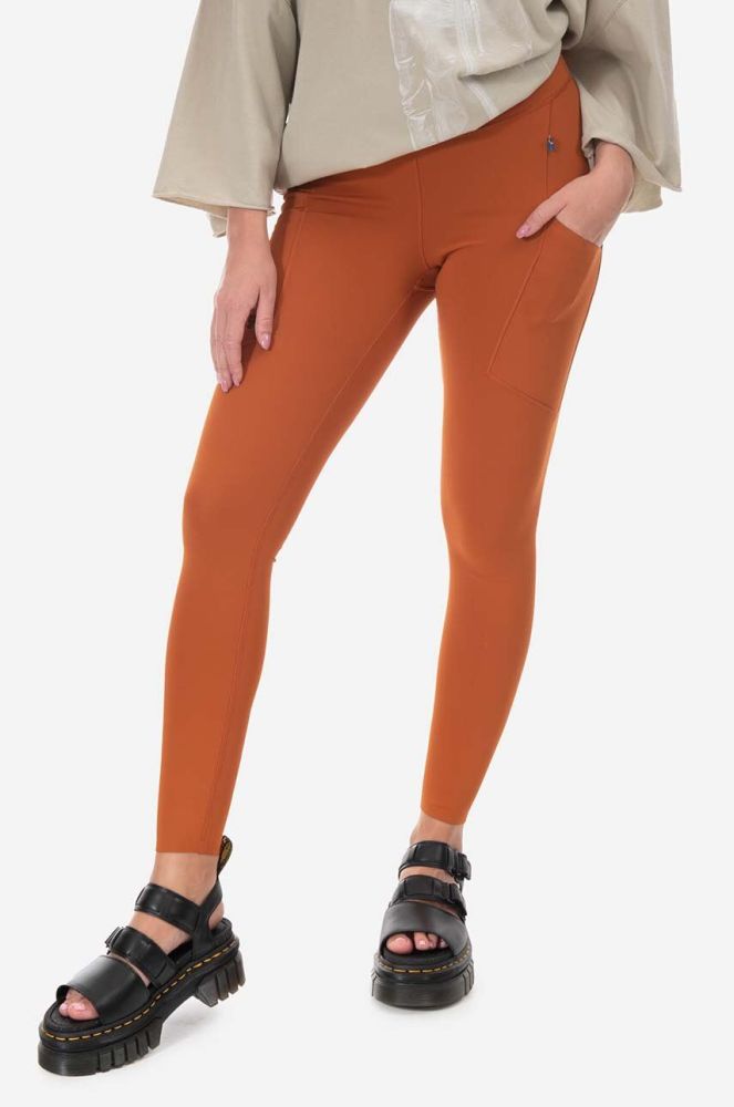 Легінси Fjallraven Abisko Tights жіночі колір помаранчевий однотонні F84773.243-243
