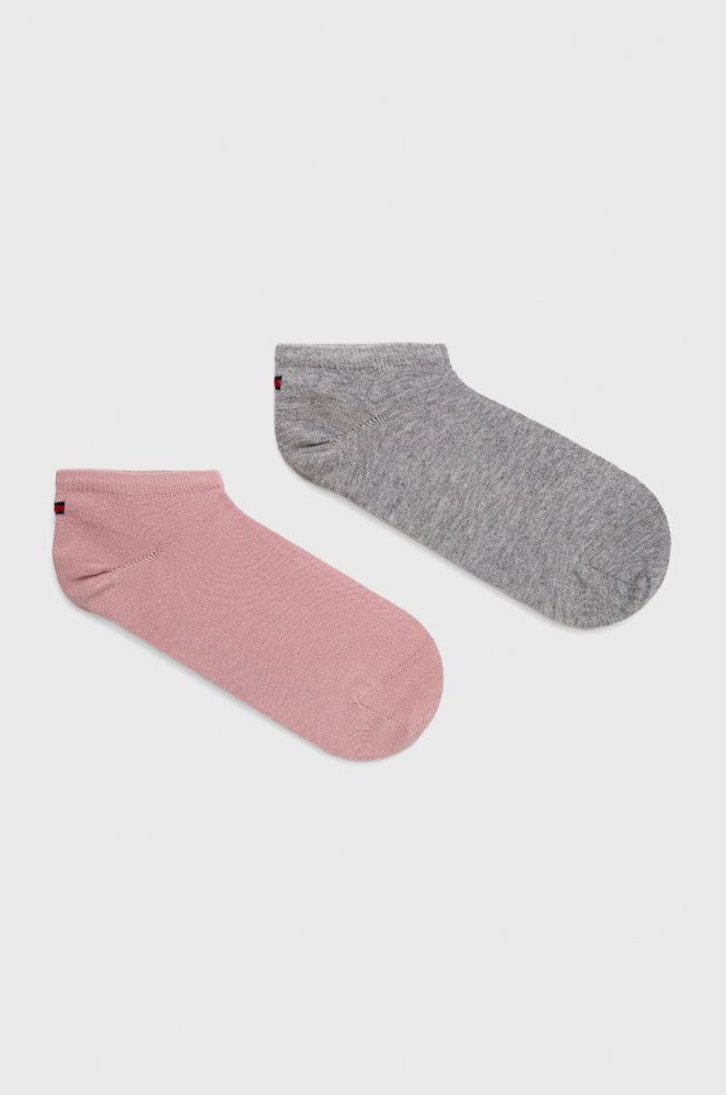 Дитячі шкарпетки Tommy Hilfiger (2-pack) колір рожевий (2050180)
