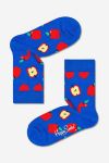 Дитячі шкарпетки Happy Socks Apple колір блакитний