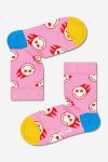 Дитячі шкарпетки Happy Socks Flaming SmileyWorld колір рожевий