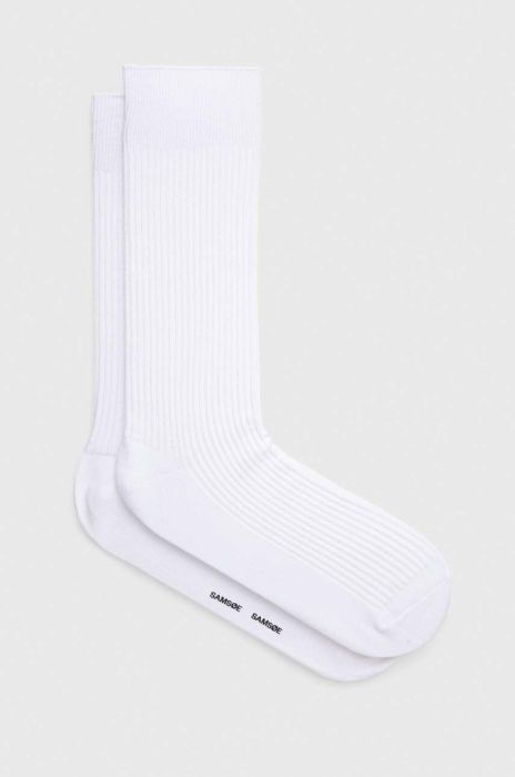 Шкарпетки Samsoe Samsoe чоловічі колір білий