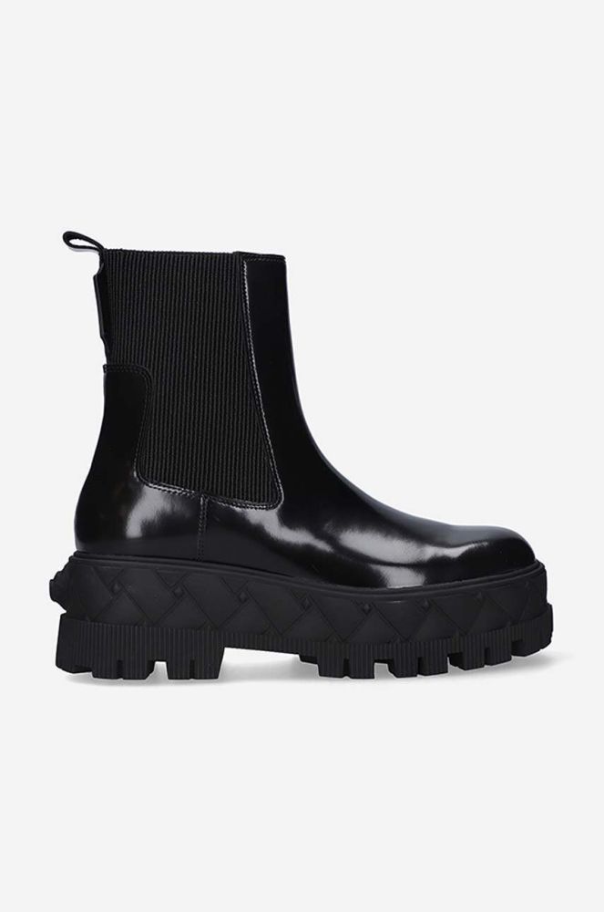 Черевики Kurt Geiger London Chelsea жіночі колір чорний на платформі