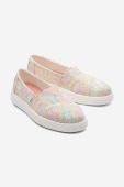Еспадрилі Toms Tie Dye Crochet Mallow колір барвистий