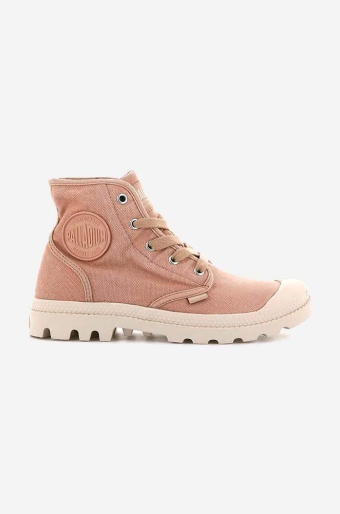 Кеди Palladium Pampa Hi жіночі колір рожевий