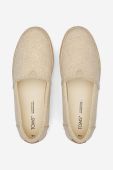 Еспадрилі Toms DARK NATURAL колір бежевий на платформі