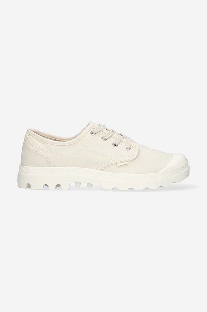 Кеди Palladium Pampa Oxford колір бежевий