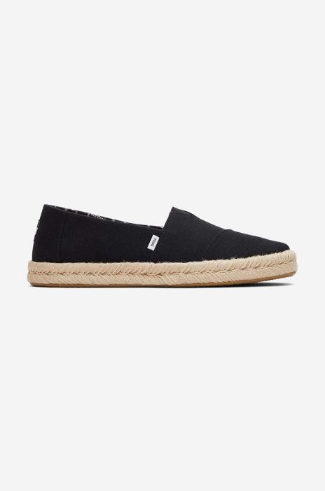 Еспадрилі Toms Alpargata Rope 2.0 10019875 BLACK колір чорний