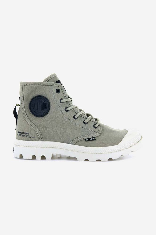 Кеди Palladium Pampa Hi Htg Supply колір сірий