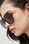 Сонцезахисні окуляри HUGO 1211/S жіночі колір коричневий