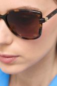 Сонцезахисні окуляри Michael Kors жіночі колір коричневий (3253473)