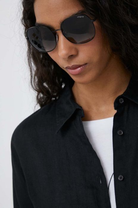 Сонцезахисні окуляри VOGUE жіночі колір чорний (3243965)