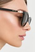 Сонцезахисні окуляри Jimmy Choo Annabeth жіночі колір чорний