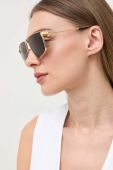Сонцезахисні окуляри Bottega Veneta жіночі колір золотий (3309618)