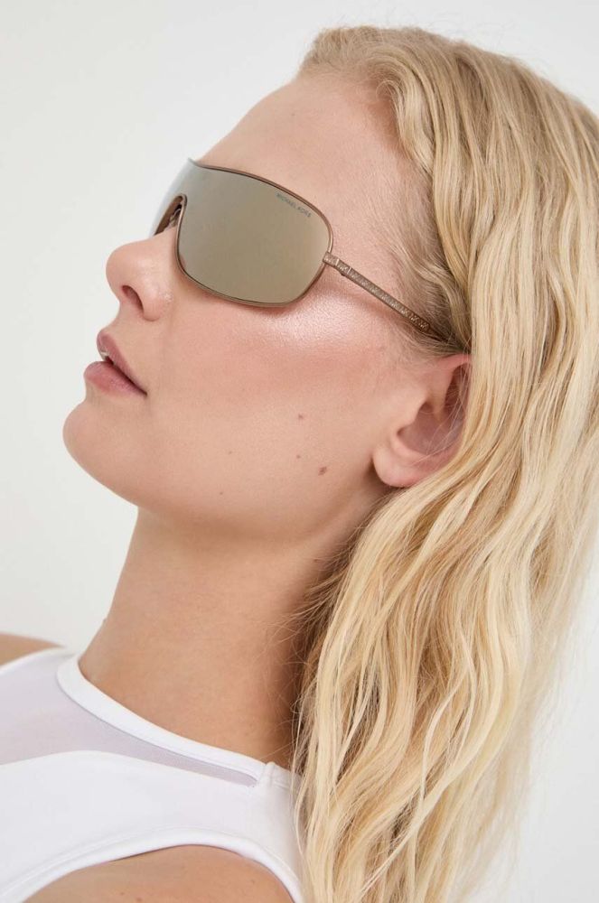 Сонцезахисні окуляри Michael Kors жіночі колір золотий (3683317)