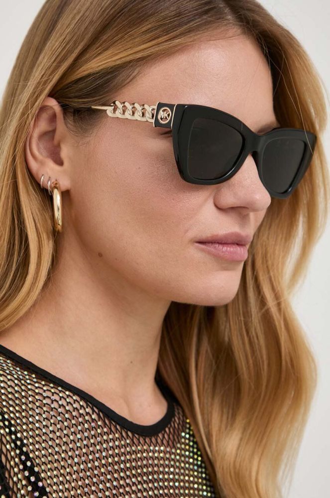 Сонцезахисні окуляри Michael Kors жіночі колір чорний (3654821)