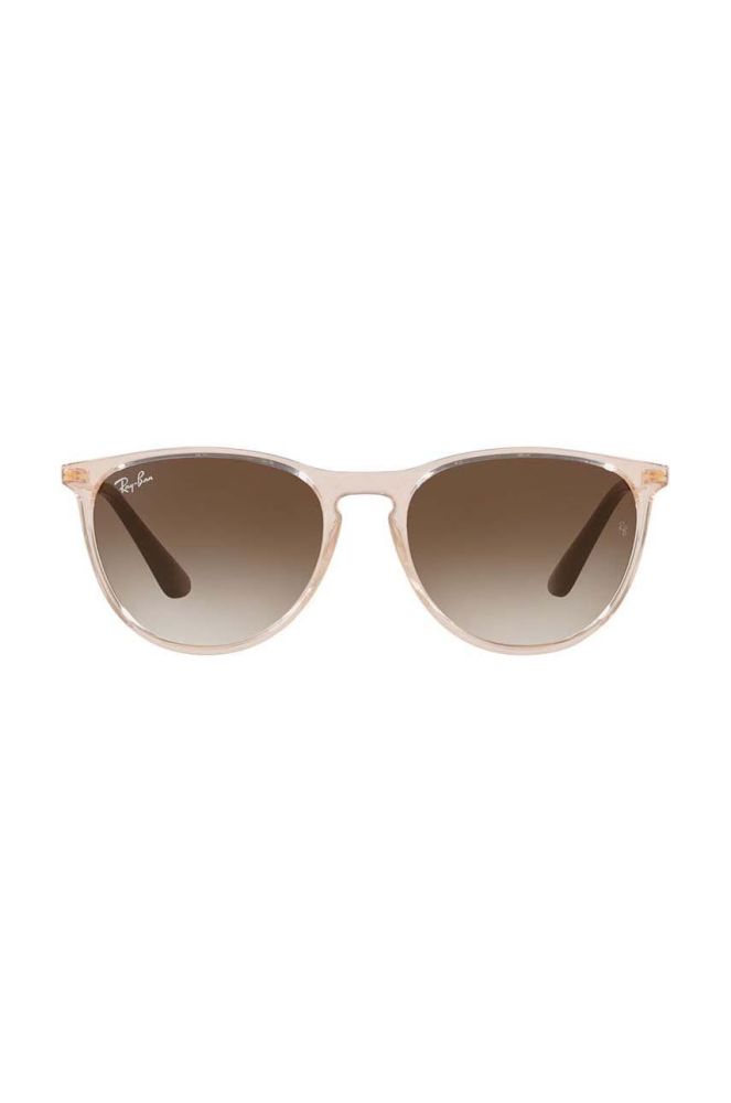 Дитячі сонцезахисні окуляри Ray-Ban Junior Erika колір коричневий 0RJ9060S