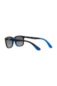 Дитячі сонцезахисні окуляри Ray-Ban Junior колір синій 0RJ9076S-Polarized