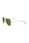Дитячі сонцезахисні окуляри Ray-Ban Junior Aviator колір зелений 0RJ9506S-Polarized