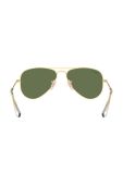 Дитячі сонцезахисні окуляри Ray-Ban Junior Aviator колір зелений 0RJ9506S-Polarized