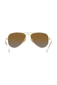 Дитячі сонцезахисні окуляри Ray-Ban Junior Aviator колір коричневий 0RJ9506S-Polarized