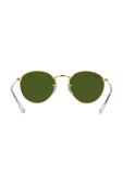 Дитячі сонцезахисні окуляри Ray-Ban Round Kids колір зелений 0RJ9547S-Polarized