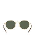 Дитячі сонцезахисні окуляри Ray-Ban Junior Jack колір зелений 0RJ9565S