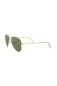 Дитячі сонцезахисні окуляри Ray-Ban Junior Aviator колір зелений 0RJ9506S