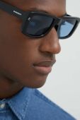 Сонцезахисні окуляри Burberry чоловічі колір чорний (2791956)