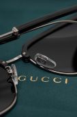 Сонцезахисні окуляри Gucci чоловічі колір чорний (3190111)