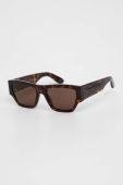 Сонцезахисні окуляри Alexander McQueen чоловічі колір коричневий (3204402)