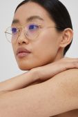 Ray-Ban - Окуляри ROUND колір прозорий