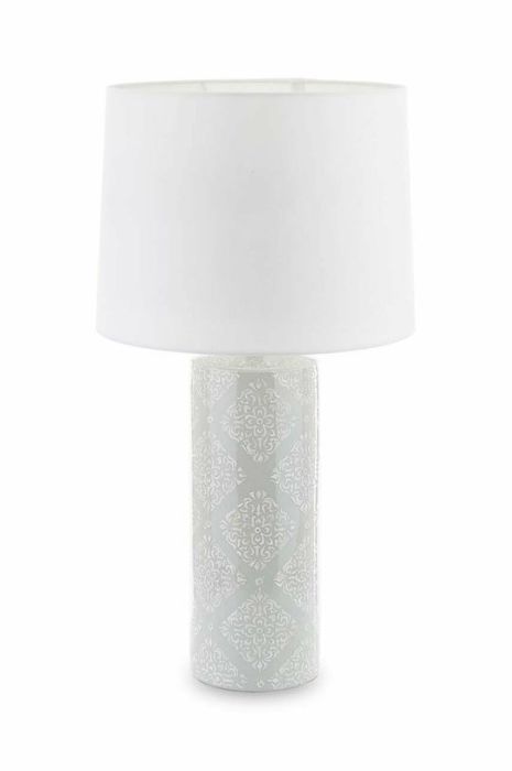 Настільна лампа колір сірий (3038678)