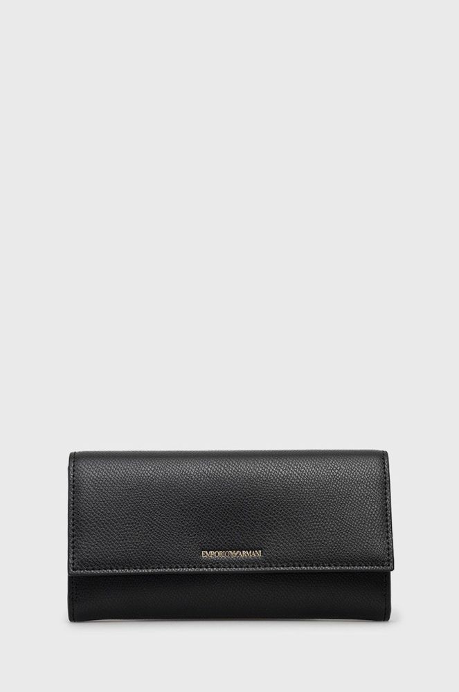 Гаманець Emporio Armani жіночий колір чорний (2166825)