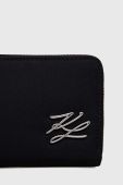 Гаманець Karl Lagerfeld жіночий колір чорний (3111840)